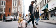 STOKKE transformuojamas lagaminas ir kuprinė JETKIDS™, žalias, 570602