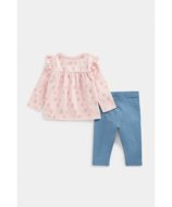MOTHERCARE marškinėliai ilgomis rankovėmis ir tamprės, FA890