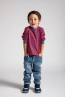 MOKIDA marškinėliai MOKIDA COLLECTION BOY, mėlyni, ZM5143103MCB-015-128, 128 cm