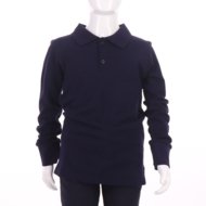 MAMAJUM polo marškinėliai ilgomis rankovėmis 10-000006, tamsiai mėlyni, 158/164 cm