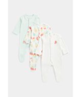 MOTHERCARE šliaužtinukas ilgomis rankovėmis, 3 vnt., EC652