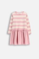 COCCODRILLO suknelė ilgomis rankovėmis, rožinė, WC6129103HGK-007-110, 110 cm