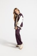 COCCODRILLO sportinės kelnės ACADEMY GIRL JUNIOR, violetinės, ZC4120103AGJ-016-164, 164 cm