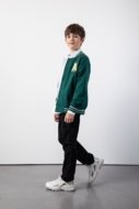 COCCODRILLO džemperis ACADEMY BOY JUNIOR, žalias, ZC5132602ABJ-011-164, 164 cm
