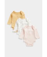MOTHERCARE smėlinukas ilgomis rankovėmis, 3 vnt., CB286