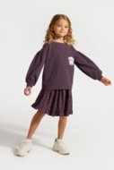 COCCODRILLO marškinėliai ilgomis rankovėmis ACADEMY GIRL KIDS, violetiniai, ZC4143103AGK-016-122, 122 cm