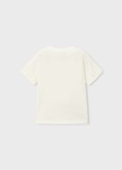 MAYORAL marškinėliai trumpomis rankovėmis, cream, 3.077-82, 104  cm