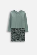 COCCODRILLO suknelė ilgomis rankovėmis, žalia, WC6129101RGJ-011-128, 128 cm