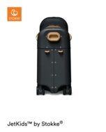 STOKKE transformuojamas lagaminas JETKIDS, juodas, 534505