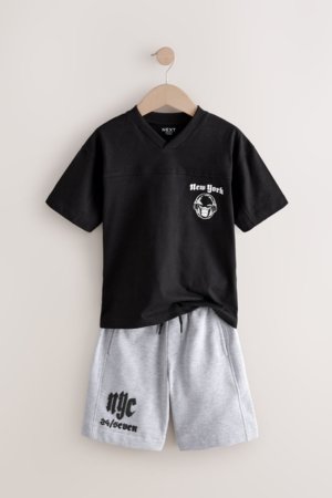 NEXT marškinėliai trumpomis rankovėmis ir šortai, E45729, 134