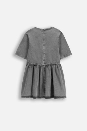 COCCODRILLO suknelė trumpomis rankovėmis, pilka, dydis 