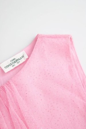 COCCODRILLO suknelė be rankovių, rožinė, WC6128304EJG-007-134, 134 dydis 