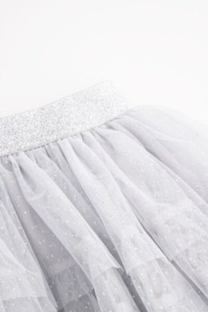 COCCODRILLO sijonas ELEGANT PARTY GIRL, pilkas, ZC4124204EPG-019-122, 122 cm 