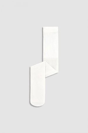 COCCODRILLO pėdkelnės TIGHT MICROFIBRE PLAIN, baltos, WC3380302TMP-001 WC3380302TMP-001-140