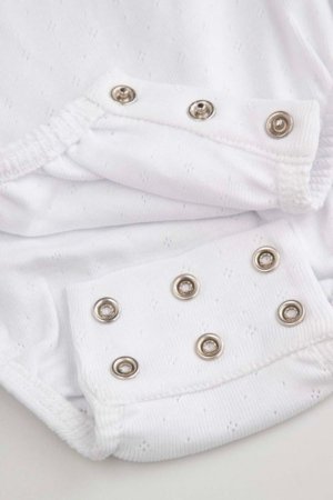 COCCODRILLO smėlinukas ilgomis rankovėmis, baltas, dydis 