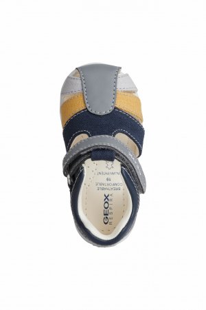 GEOX basutės, pilkos, 18 d., B021PC-5410-C0665 B021PC-5410-C0665-18