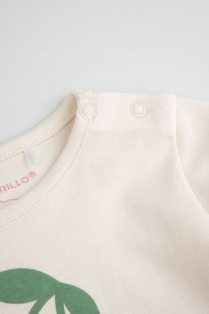 COCCODRILLO smėlinukas ilgomis rankovėmis, smėlio spalvos, dydis 