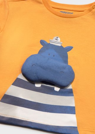 MAYORAL marškinėliai trumpomis rankovėmis, peach, 1.011-88, cm 