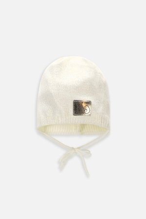 COCCODRILLO kepurė ACCESSORIES SPRING GIRL, ecru, WC4364101ASG-003-0 