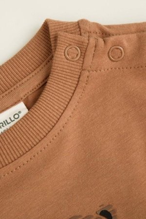 COCCODRILLO smėlinukas FOREST FRIENDS BOY NEWBORN, rudas, cm 