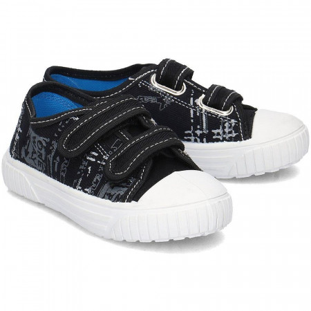 VIGGAMI Šlepetės berniukui Tramper druk black 27 Tramper druk black