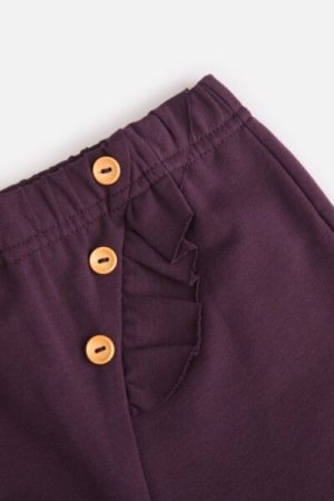 COCCODRILLO kelnės PASTELOVE GIRL NEWBORN, violetinės, ZC4120104PGN-016-086, 86 cm 