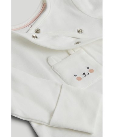 MOTHERCARE šliaužtinukas, megztinis ir kepurė, AV43101 62 cm 