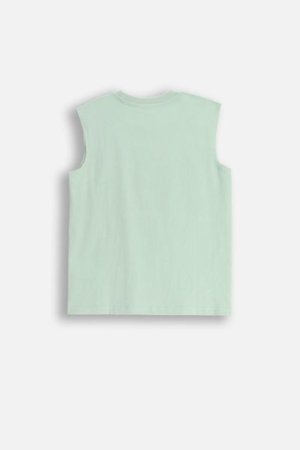 COCCODRILLO marškinėliai trumpomis rankovėmis EVERYDAY BOY C, žali, WC5143303VBC-031-152, 152 cm 