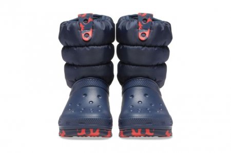 CROCS žieminiai sniego batai, tamsiai mėlyni, 32 dydis, 207684-410 207684-410-28