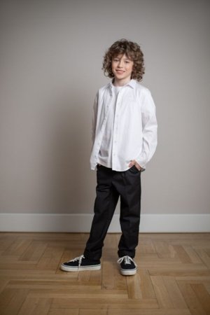 COCCODRILLO kelnės, juodos, dydis 