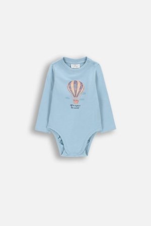 COCCODRILLO smėlinukas ilgomis rankovėmis, mėlynas, dydis 