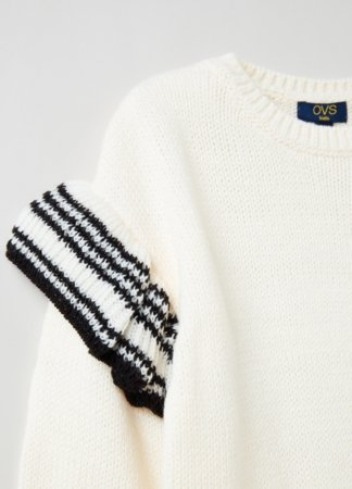 OVS GIRL3-10Y TRICOT 2H 3-4 WHITE 001913566 