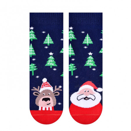 STEVEN Kojinės Santa Navy 096-026 29-31 096-026 NAVY