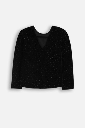 COCCODRILLO marškinėliai, juodi, ZC5143101EPG-021-122, 122 cm 