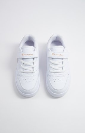 CHAMPION laisvalaikio batai RD18 PLATFORM GLITTER G PS Low Cut Shoe, balti, S32830-WW008 