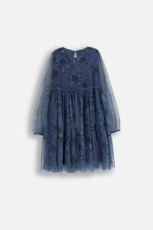 COCCODRILLO suknelė FABOLOUS GIRL JUNIOR, mėlyna, ZC5128101FGJ-015-152, 152 cm 