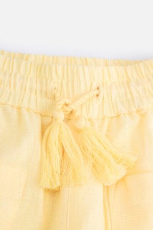 COCCODRILLO kelnės GARDEN PARTY JUNIOR, geltonos, WC4119102GPJ-004- 