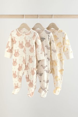 NEXT šliaužtinukas trumpomis rankovėmis, 3 vnt., AU4266, 74-80