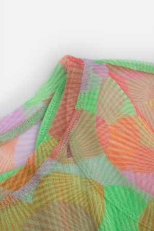 COCCODRILLO suknelė be rankovių OCEAN WONDERS JUNIOR, žalia, WC4129301OWJ-011-152, 152 cm 