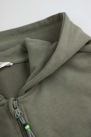 COCCODRILLO džemperis su gobtuvu, žalias, WC6132401VBA-011-104, 104 cm 