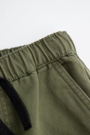 COCCODRILLO sportinės kelnės GRUNGE SWAMP BOY KIDS, žalios, ZC4119101GBK-011-122, 122 cm