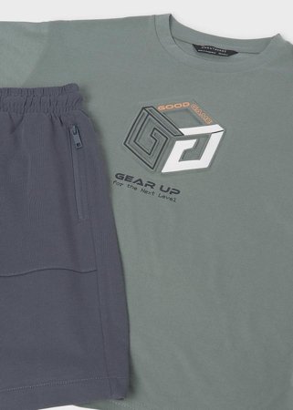 MAYORAL marškinėliai trumpomis rankovėmis ir šortai, bayleaf, 6.690-43, 157  cm 