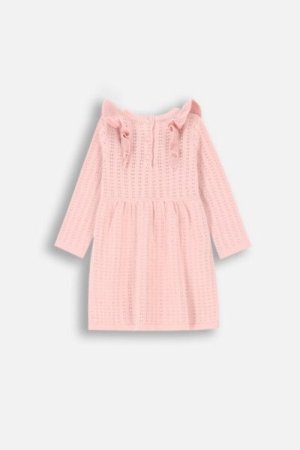 COCCODRILLO suknelė CUTE GIRL NEWBORN, powder pink, ZC4129401CGN-033-086, 86 cm 