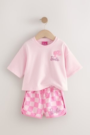 NEXT BARBIE marškinėliai trumpomis rankovėmis ir šortai, AD4084, 104-110 