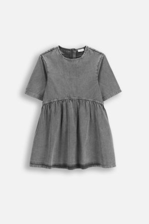 COCCODRILLO suknelė trumpomis rankovėmis, pilka, dydis 