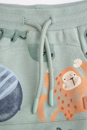 COCCODRILLO kelnės SAGE TIME BOY NEWBORN, žalios, WC5120102SBN-027-086, 86 cm 