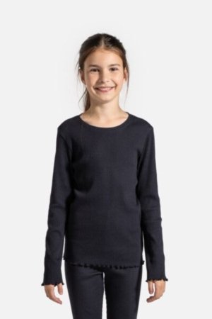 COCCODRILLO marškinėliai EVERYDAY GIRL A, juodi, ZC4143112VGA-021-164, 164 cm 