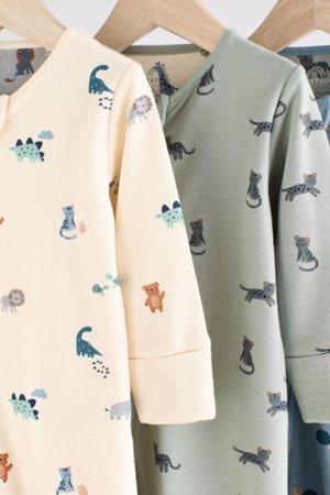 NEXT šliaužtinukas ilgomis rankovėmis, 3vnt., B83299 80-86 