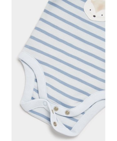 MOTHERCARE šliaužtinukas ilgomis rankovėmis, smėlinukas trumpomis rankovėmis ir seilinukas , FB273  