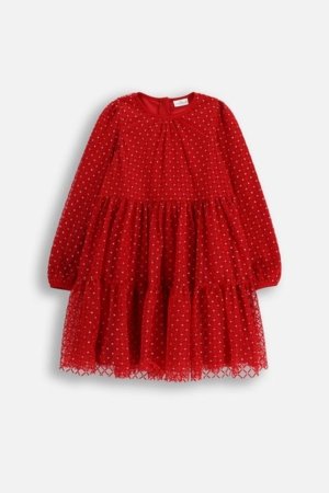 COCCODRILLO suknelė, raudona, ZC5128106EJG-009-146, 146 cm 